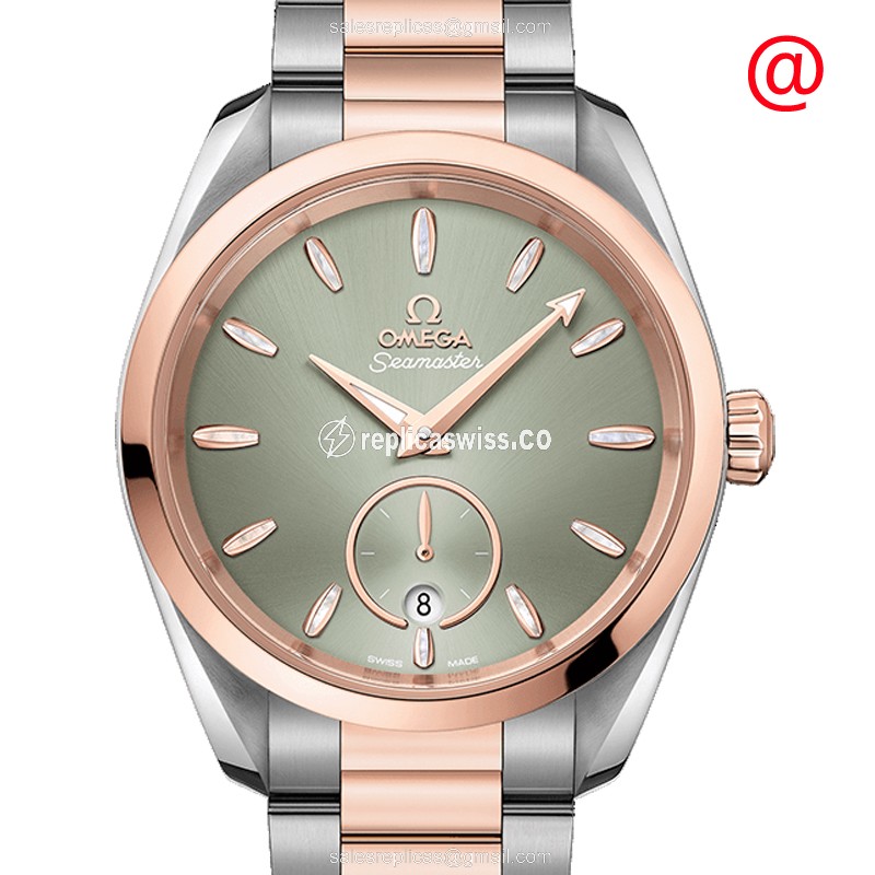 Omega Seamaster 220.20.38.20.10.001 Automatic | Green Dial & 18kt Gold Steel Case Watch