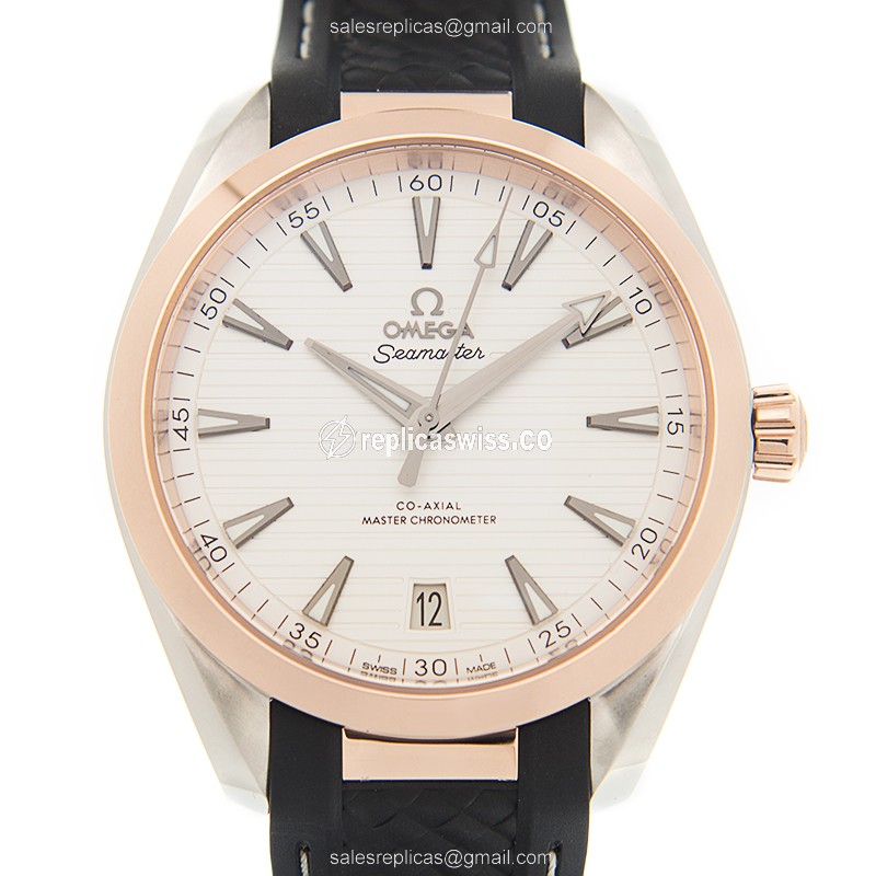Omega Seamaster 220.22.41.21.02.001 Replica | Automatic Movement, White Dial, Stainless Steel Case