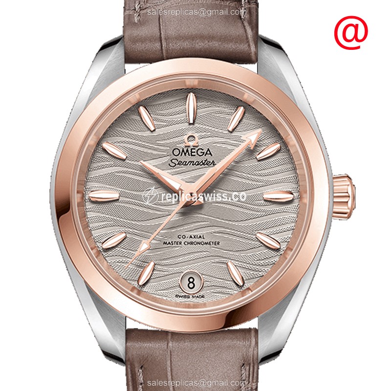 Omega Seamaster 220.23.34.20.06.001: Automatic Movement, 18kt Rose Gold & Steel Case, Brown Dial
