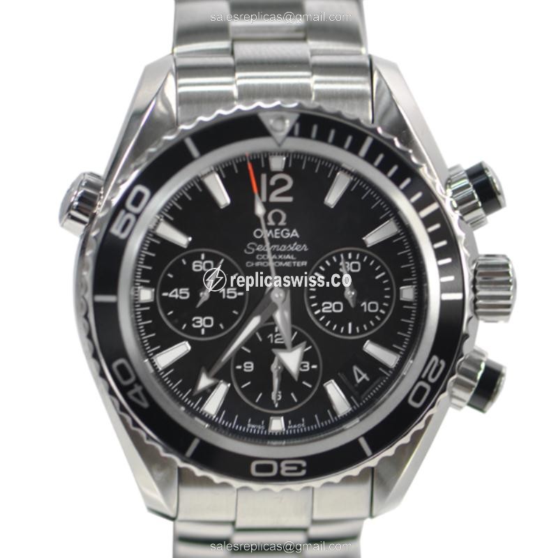 Omega Seamaster 222.30.38.50.01.001 Replica, Automatic Movement, Black Dial, Stainless Steel Case