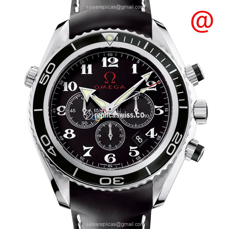 Omega Seamaster 222 Replica: Black Dial, Stainless Steel Case, Automatic Movement Watch