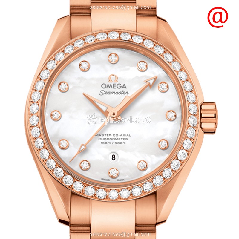 Omega Seamaster 231.55.34.20.55.003 | Automatic White Dial, 18kt Gold Case & Band Watch