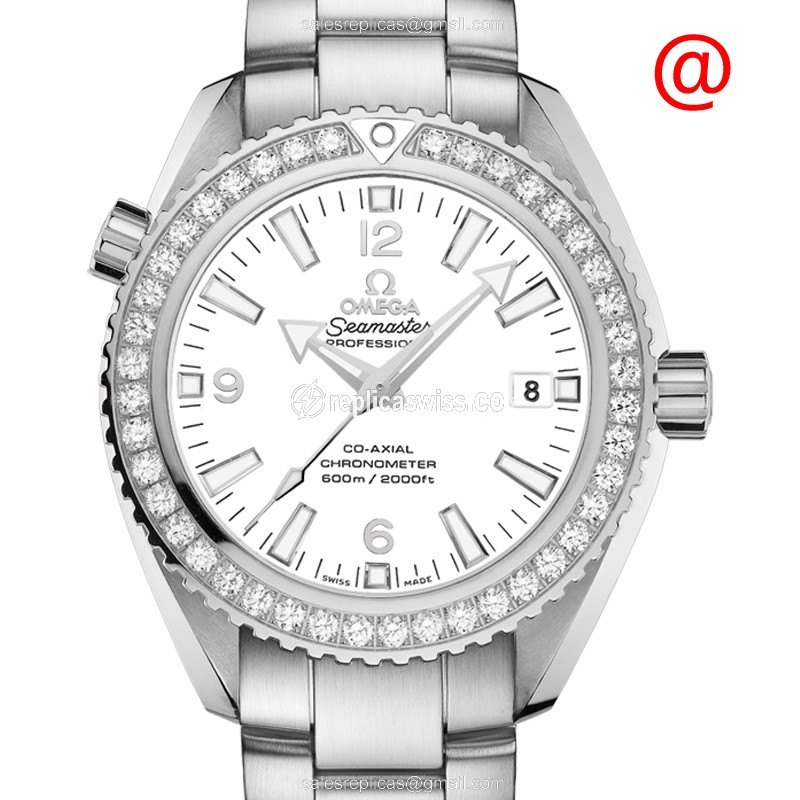 Omega Seamaster 232.15.42.21.04.001 Replica with White Dial & Stainless Steel Case Watch