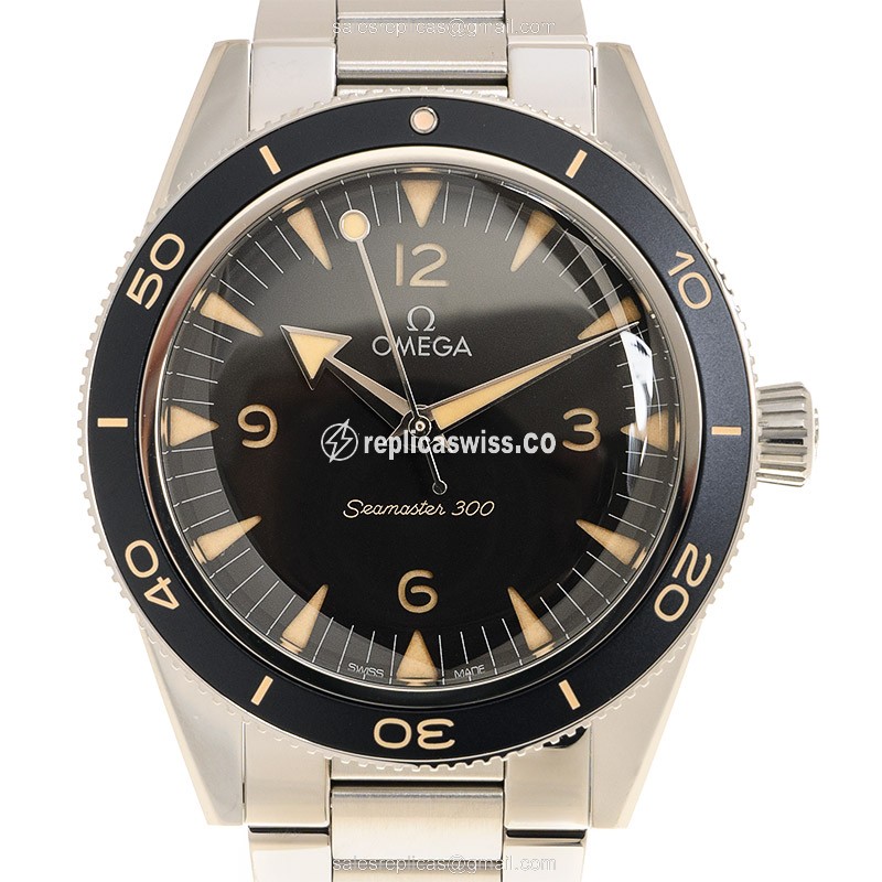 Omega Seamaster 234.30.41.21.01.001 Replica, Automatic Movement, Black Dial, Stainless Steel Case