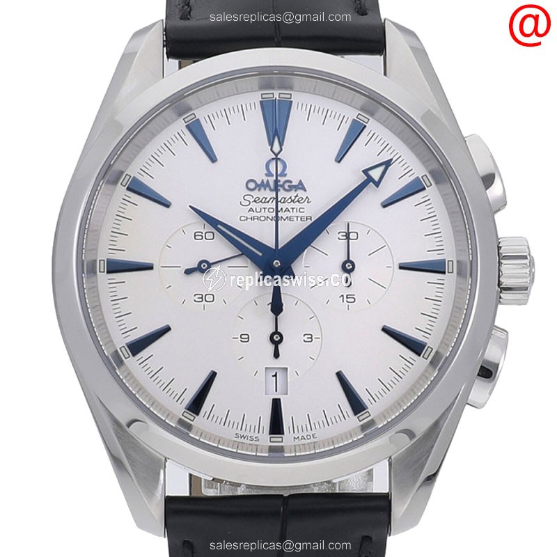 Omega Seamaster 2812.30.31 Replica: White Dial, Automatic Movement, Steel Case & Black Alligator