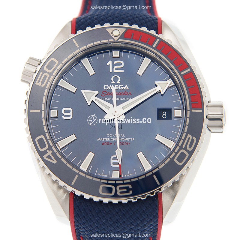 Omega Seamaster 522.32.44.21.03.001 Replica, Automatic Movement, Blue Dial & Steel Case Watch