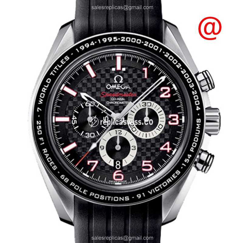Omega Speedmaster 321.32.44.50.01.001 Replica | Automatic Movement, Black Dial & Leather Strap Watch
