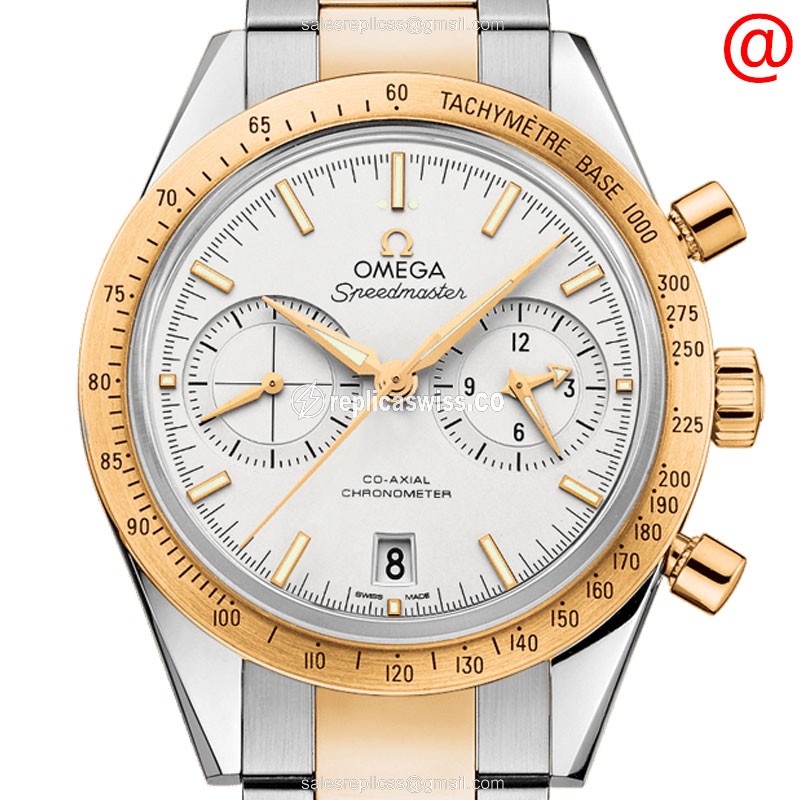Omega Speedmaster 331.20.42.51.02.001 Replica | Automatic Movement, 18kt Gold & Steel Case Watch