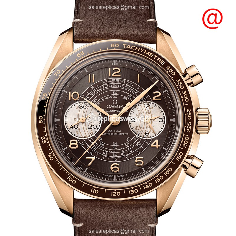 Omega Speedmaster Bronze Replica with Manual Wind Movement & Brown Dial Watch