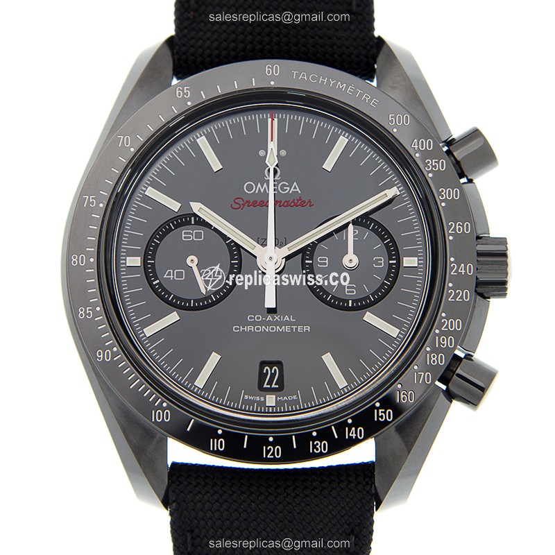 Omega Speedmaster Replica in Black Ceramic Case & Automatic Movement Watch