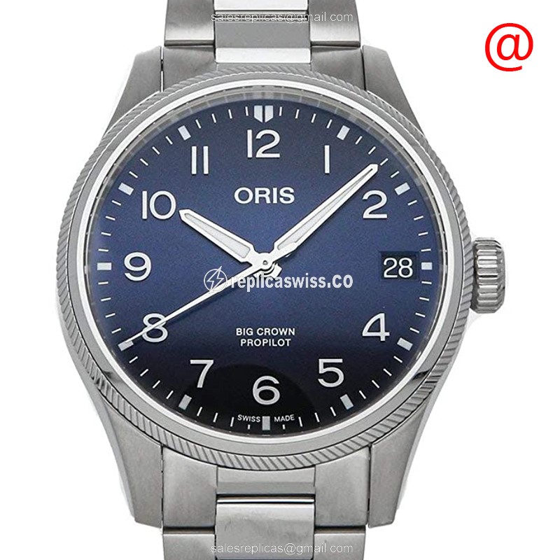 Oris 751 Big Crown Replica Watch | Automatic Movement, Blue Dial, Stainless Steel Case