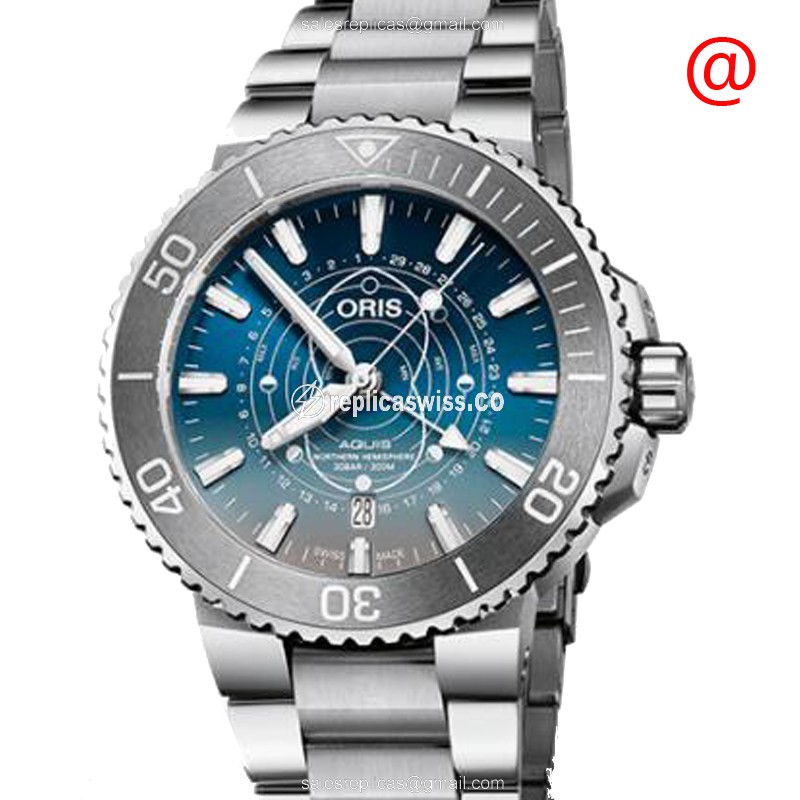 Oris 761 Divers Replica Watch | Automatic Movement, Blue Dial, Stainless Steel Case