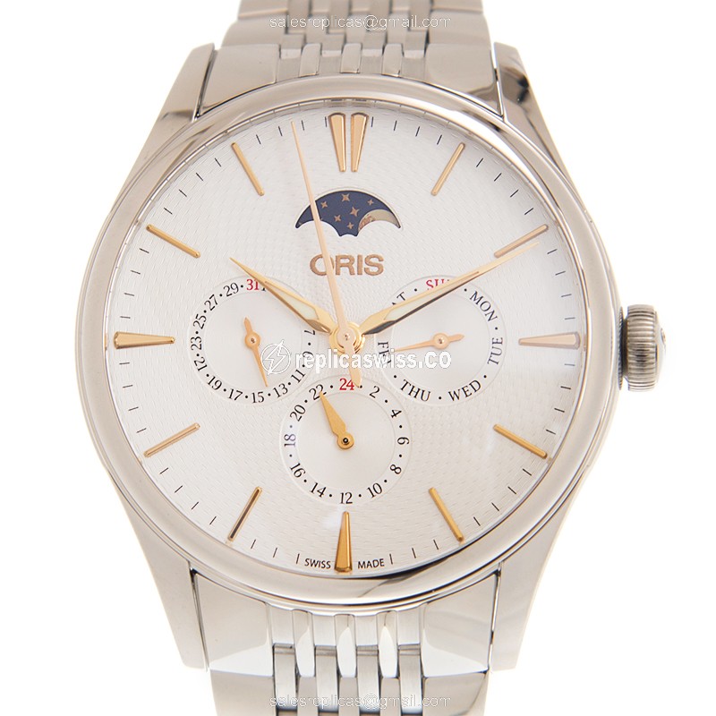 Oris Classic Date 781-7729-4031 Watch | Automatic Movement | Silver Dial, Stainless Steel Case