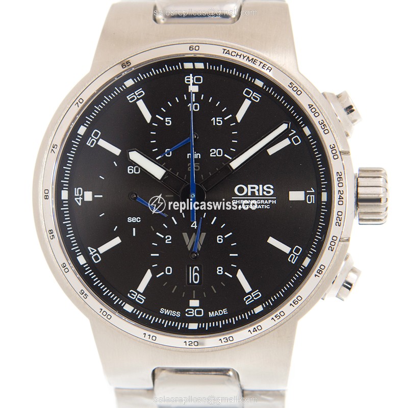Oris MOTOR SPORT Replica Watch | Automatic Movement, Black Dial, Stainless Steel Case