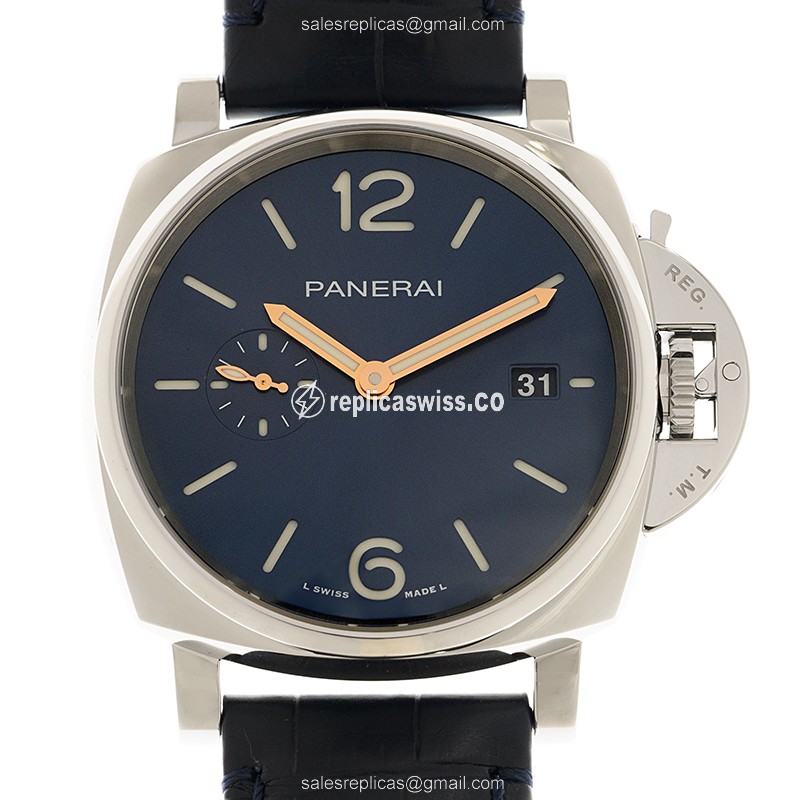 Panerai LUMINOR DUE Replica in Black Fiber Case & Automatic Movement Watch