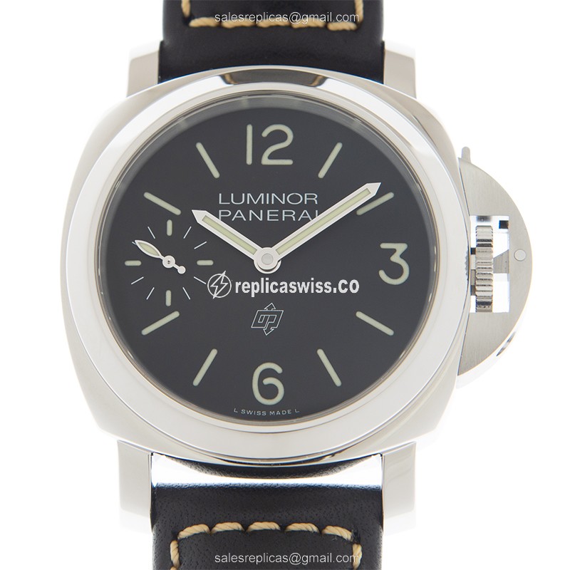 Panerai LUMINOR LOGO PAM01084PAM00776 Replica, Manual Wind, Black Dial & Steel Case Watch