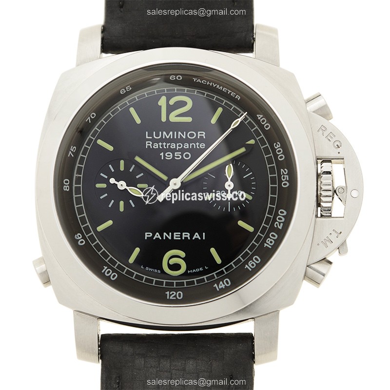 Panerai LUMINOR PAM00213 Replica | Automatic Movement, Black Dial & Leather Strap Watch