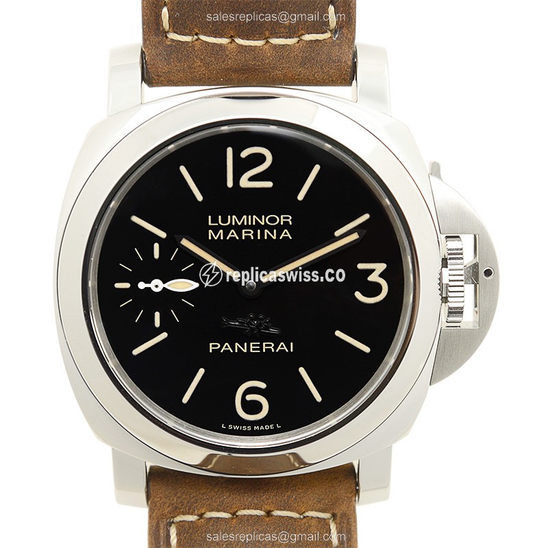 Panerai LUMINOR PAM00457 Replica with Black Dial & Automatic Movement, Stainless Steel Case Watch