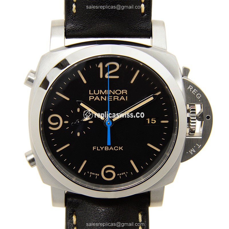 Panerai LUMINOR PAM00524 Replica in Stainless Steel, Automatic Movement, Black Dial Watch