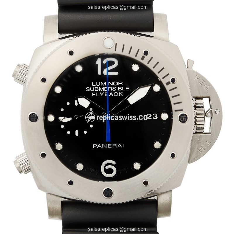 Panerai LUMINOR PAM00614 Replica | Automatic Caliber, Black Rubber Strap Watch