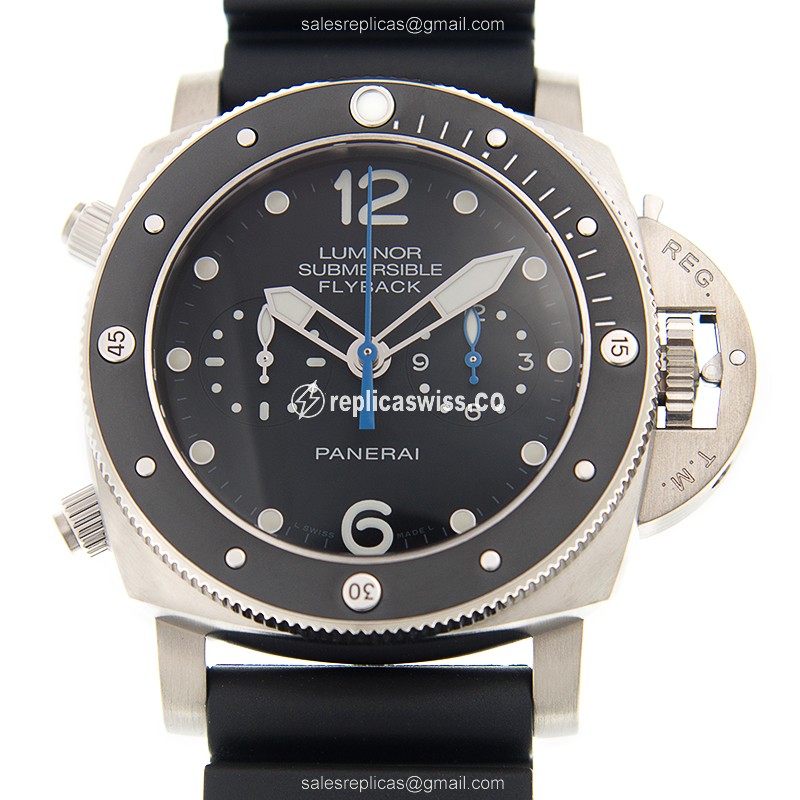 Panerai Luminor PAM00615 Replica in Black Dial & Titanium Case, Automatic Movement Watch