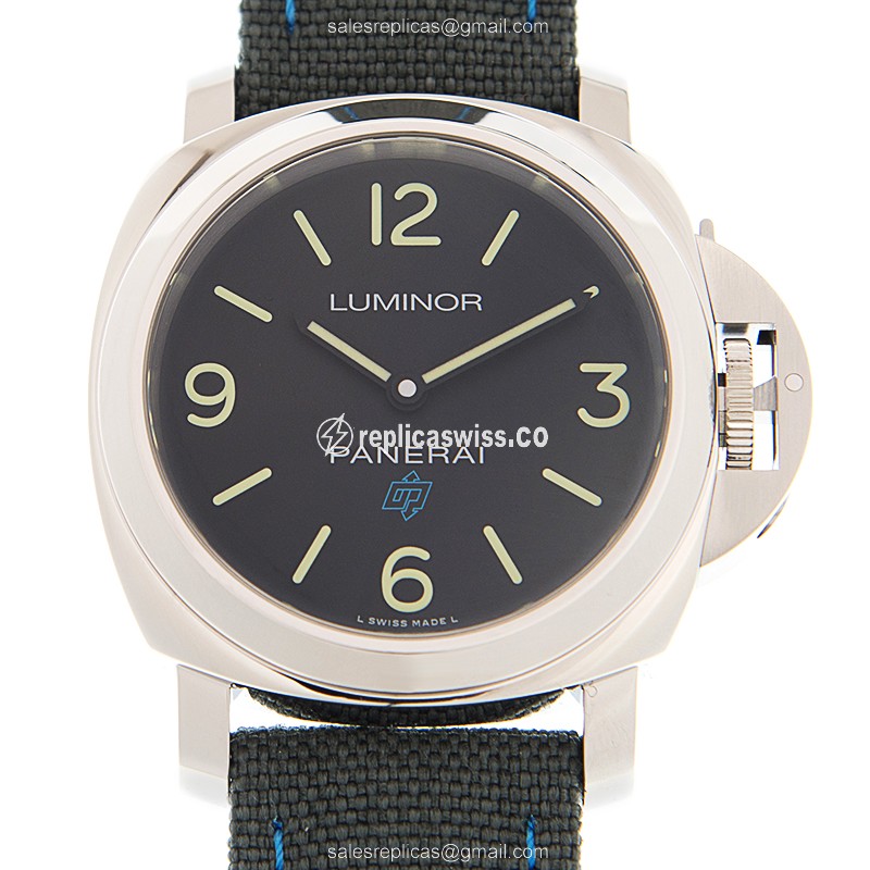Panerai LUMINOR PAM00774 Replica in Black Dial & Steel Case, Manual Wind Movement Watch