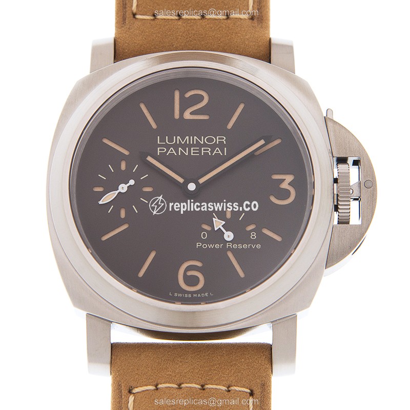 Panerai LUMINOR PAM00797 Replica, Automatic Movement, Brown Leather Strap, Sapphire Crystal Watch