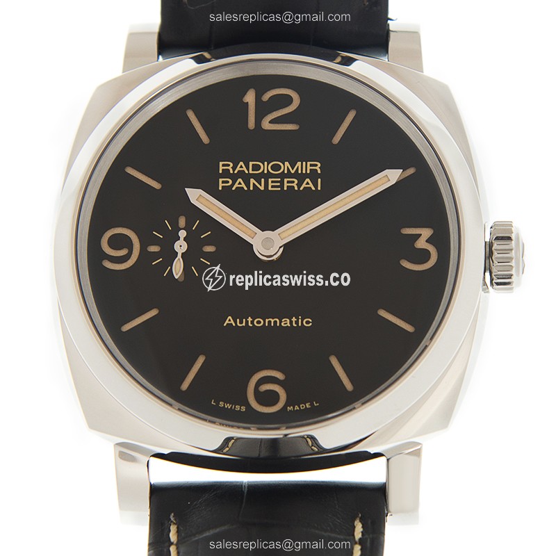 Panerai PAM00620 RADIOMIR Replica, Automatic Movement, Black Dial, Stainless Steel Case Watch