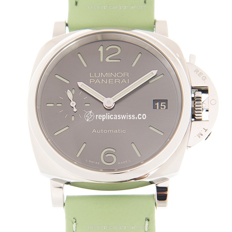 Panerai PAM00755 Luminor Automatic Replica in Stainless Steel & Gray Dial Watch