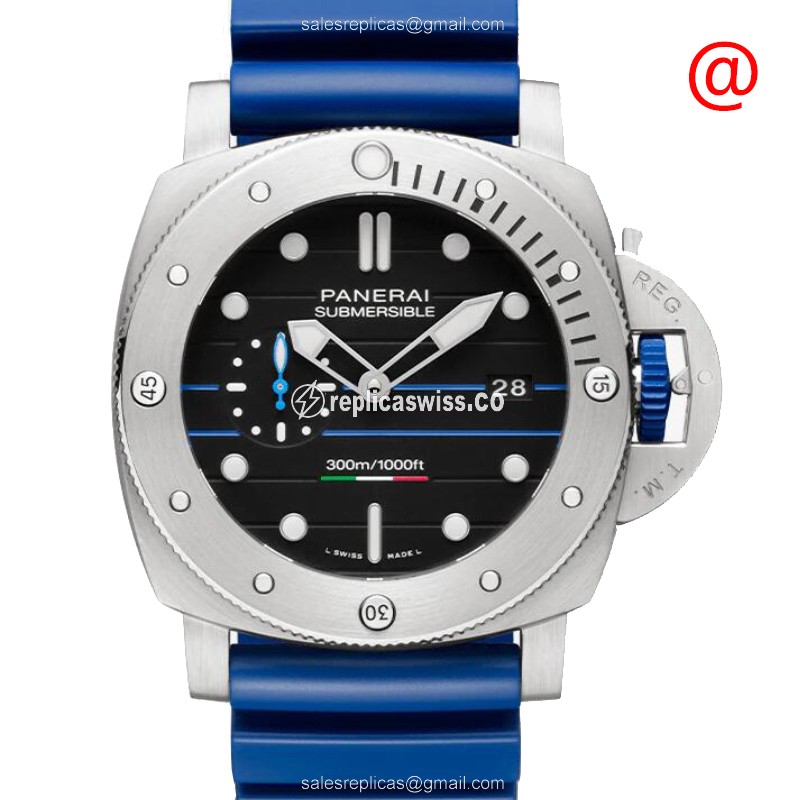 Panerai PAM01162 Divers Replica Watch | Automatic Movement, Black Dial, Titanium Case