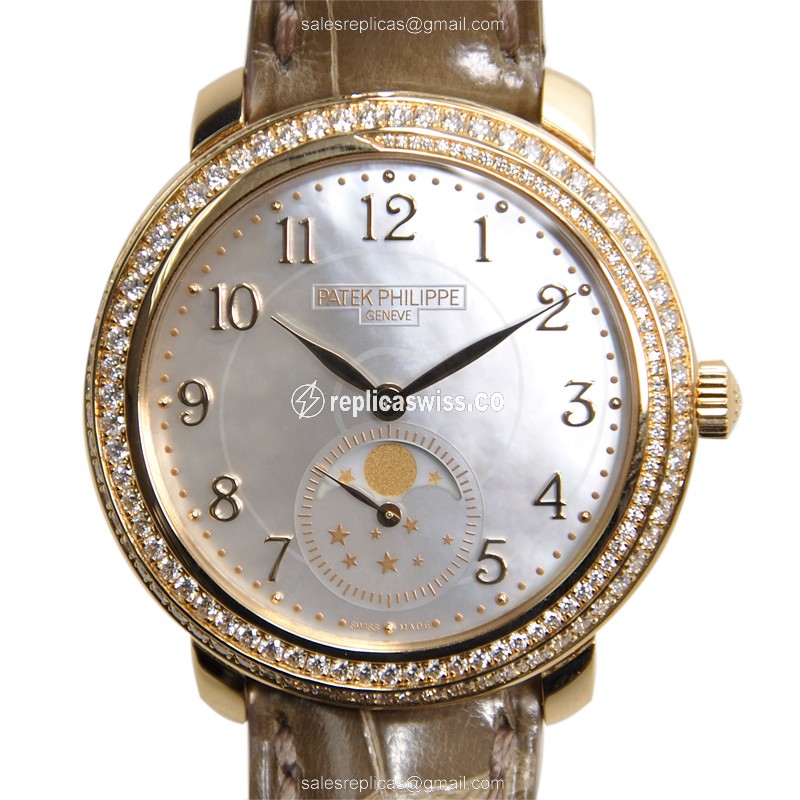 Patek Philippe 4968R-001 Manual Wind | 18kt Rose Gold Case | White Dial Luxury Replica Watch