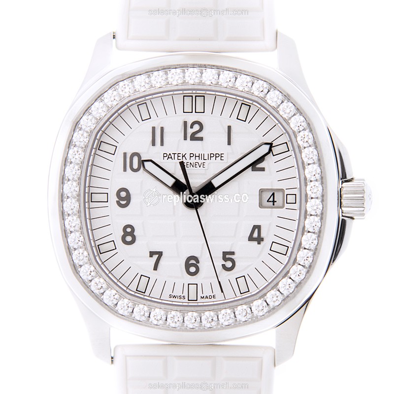 Patek Philippe 5067A-024 AQUANAUT Replica in Stainless Steel & White Crystal with Quartz Movement