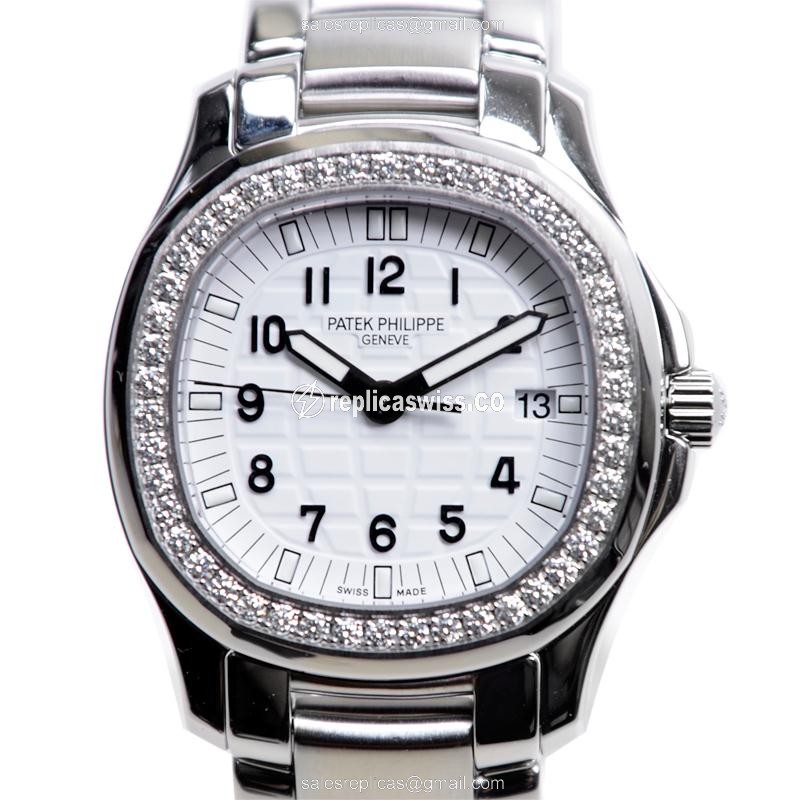 Patek Philippe 5087-1A-010 AQUANAUT Replica with White Dial Stainless Steel Case Watch
