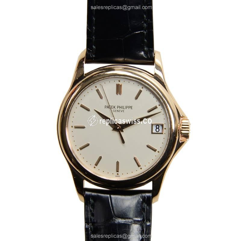 Patek Philippe 5127R-001 CALATRAVA | Automatic Movement, 18kt Rose Gold Case, Silver Dial Watch