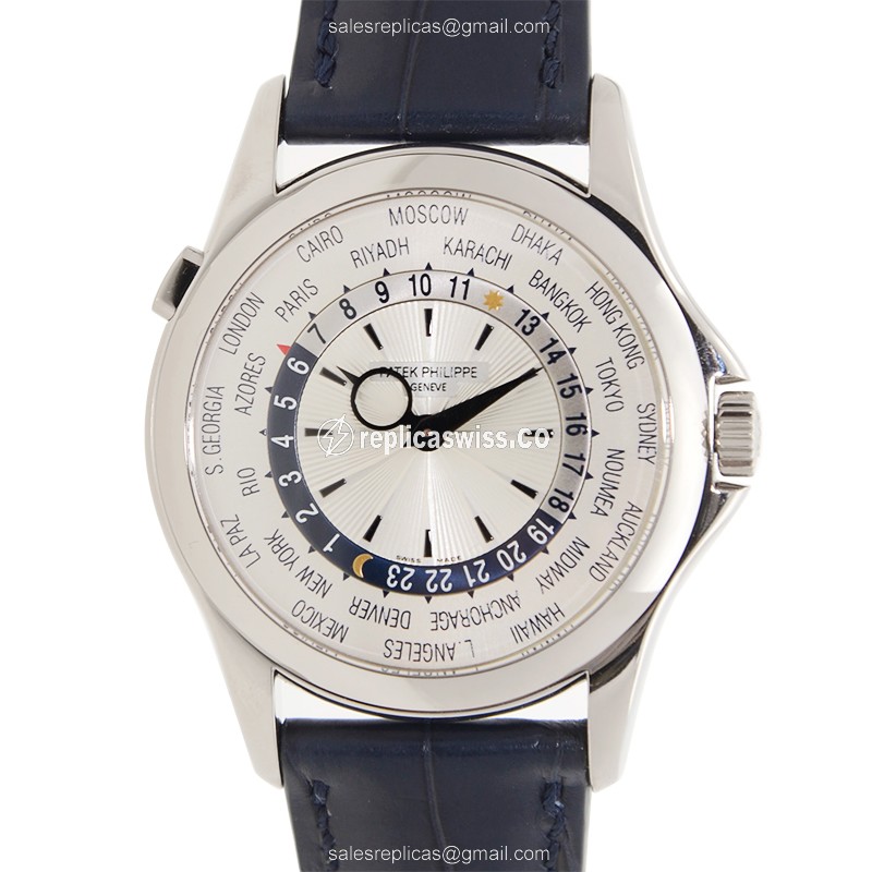 Patek Philippe 5130G-019 Replica | Automatic Movement, 18kt Gold Case, Silver Dial Watch