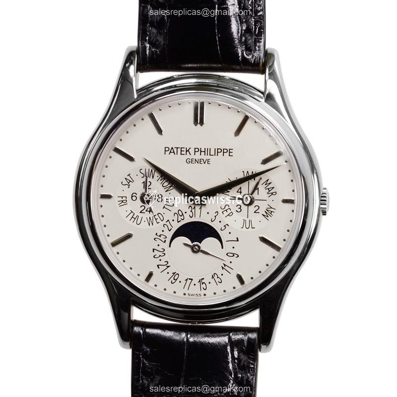 Patek Philippe 5140G-001 Replica in 18kt Gold with White Dial Automatic Movement Watch