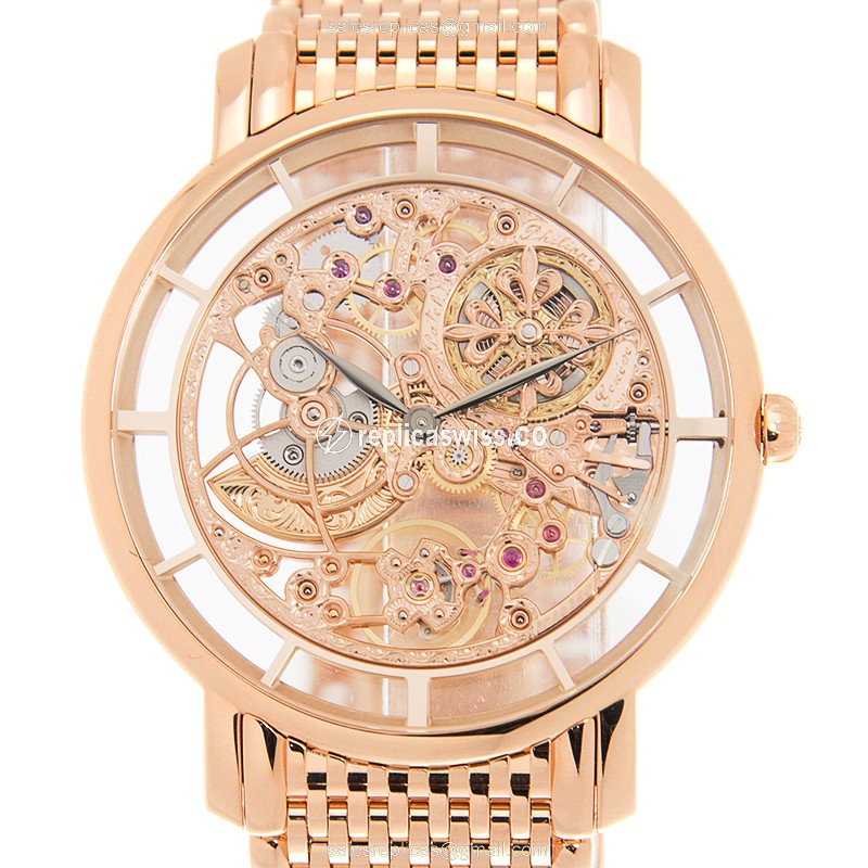 Patek Philippe 5180-1R-001 Replica Watch | Automatic Movement, 18kt Gold Case, Skull Dial