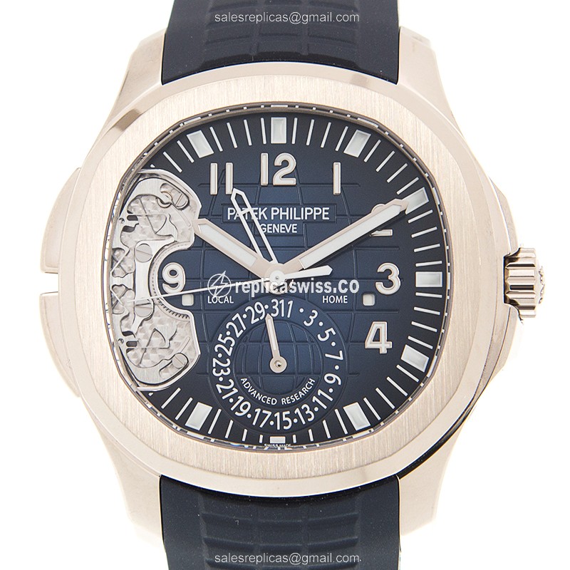 Patek Philippe 5650G-001 AQUANAUT Replica in 18kt Gold, Automatic Movement & Blue Dial Watch
