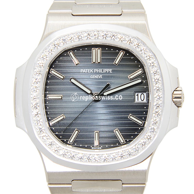 Patek Philippe 5713/1G-010 Nautilus Replica | Automatic Movement, 18kt Gold Case & Blue Dial Watch