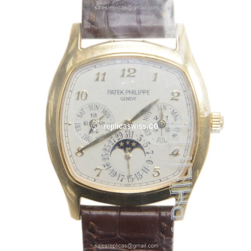 Patek Philippe 5940J-001 Grand Complications Replica | Automatic Movement, 18kt Gold Case, Silver