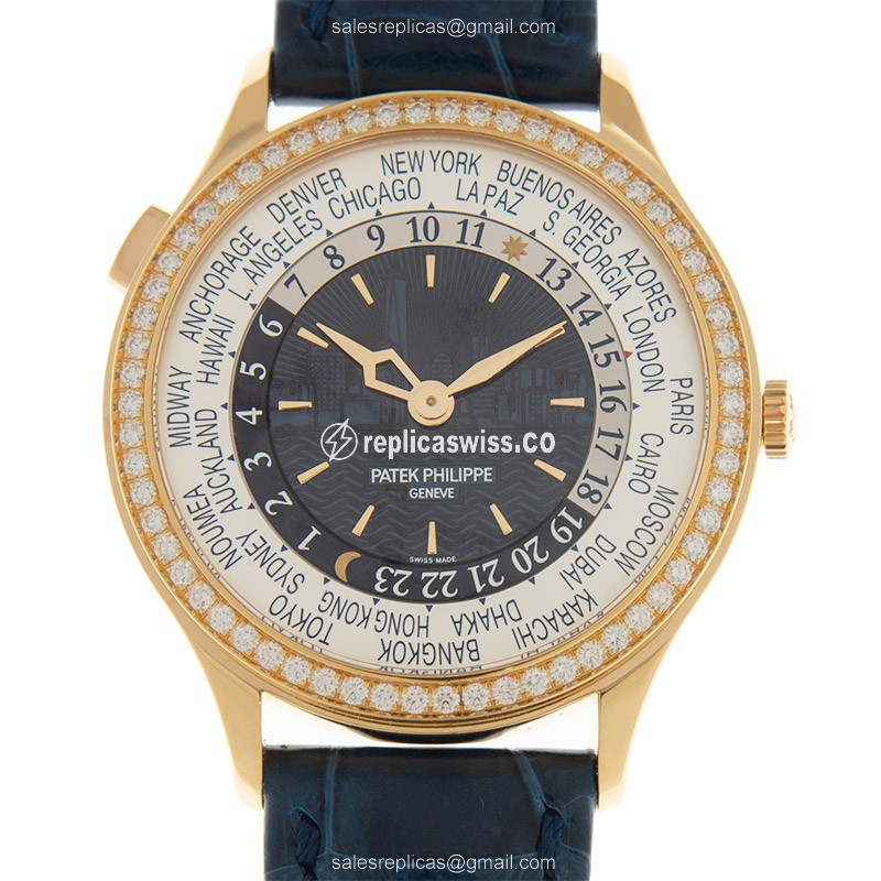 Patek Philippe 7130R-012 Replica, Automatic Movement, Blue Dial, 18kt Rose Gold Case Watch