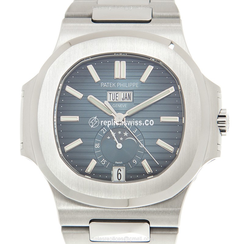 Patek Philippe Nautilus 5726/1A-014 | Automatic Blue Dial Steel Case & Silver strap Watch