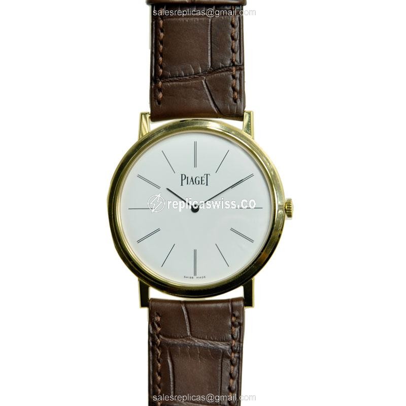 Piaget Altiplano G0A29120 Replica | Manual Wind | 18kt Yellow Gold Case, White Dial Watch