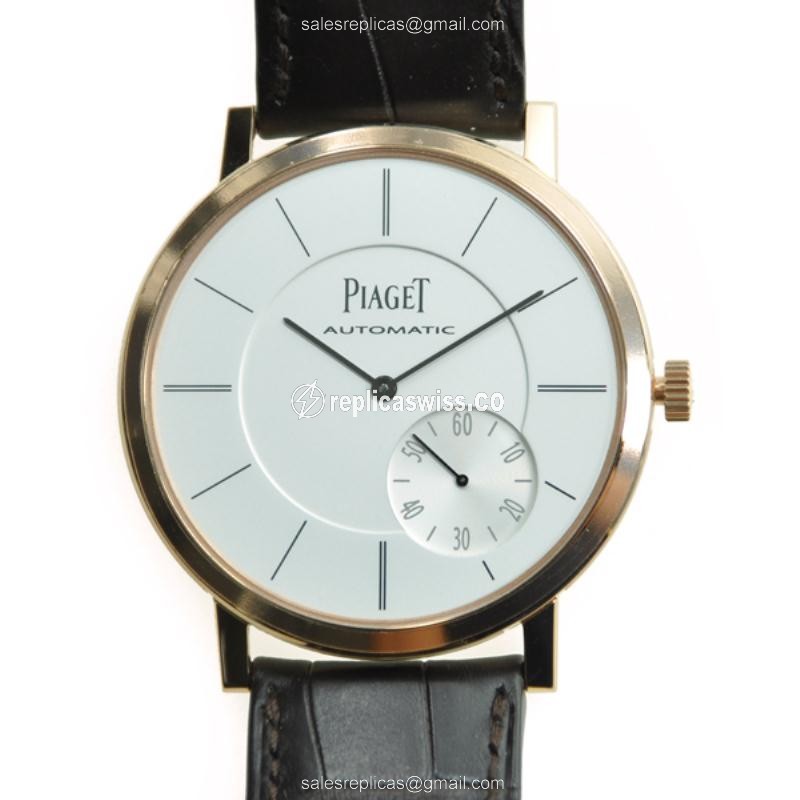Piaget Altiplano G0A35131 Replica in 18kt Rose Gold with Automatic Movement Silver Dial Watch