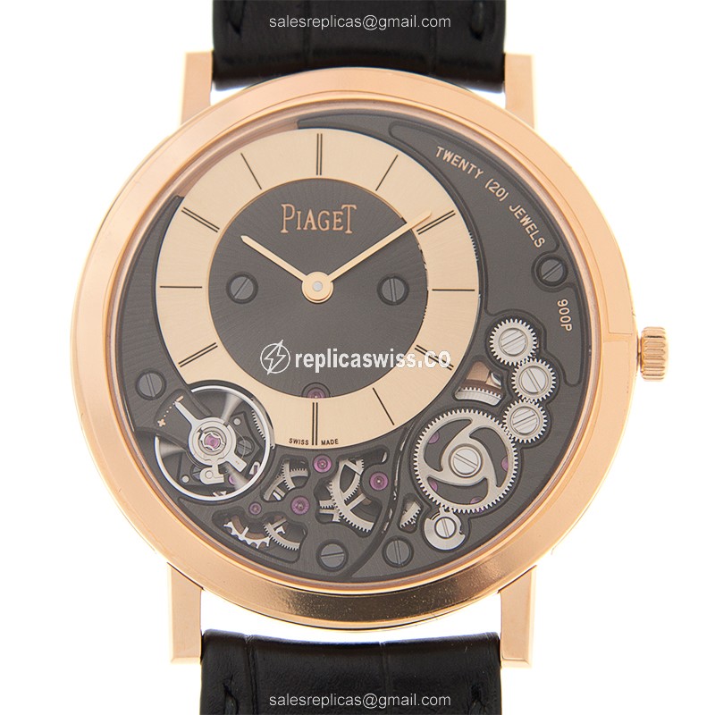 Piaget Altiplano G0A41011 Manual Wind | 18kt Rose Gold Case | Black Alligator Strap Watch
