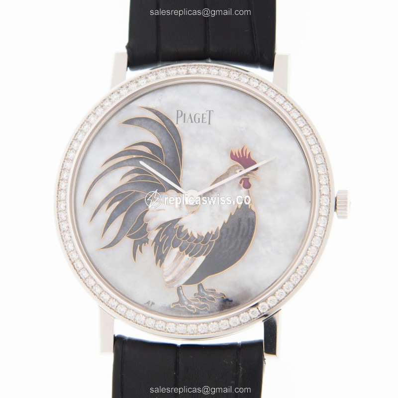 Piaget Altiplano G0A41540 Manual Wind Replica, 18kt White Gold Case, White Dial Watch