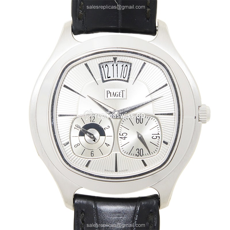 Piaget Emperador G0A32016 Replica | Automatic Movement, 18kt Gold Case, Silver Dial Watch