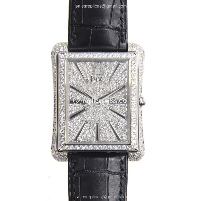 Piaget EMPERADOR G0A33075 Replica | Automatic Caliber, 18kt White Gold & Silver Dial Watch