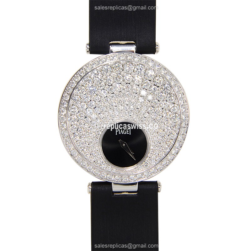 Piaget G0A34137 Limelight Replica | Swiss Quartz | Silver Dial, 18kt White Gold Case Watch