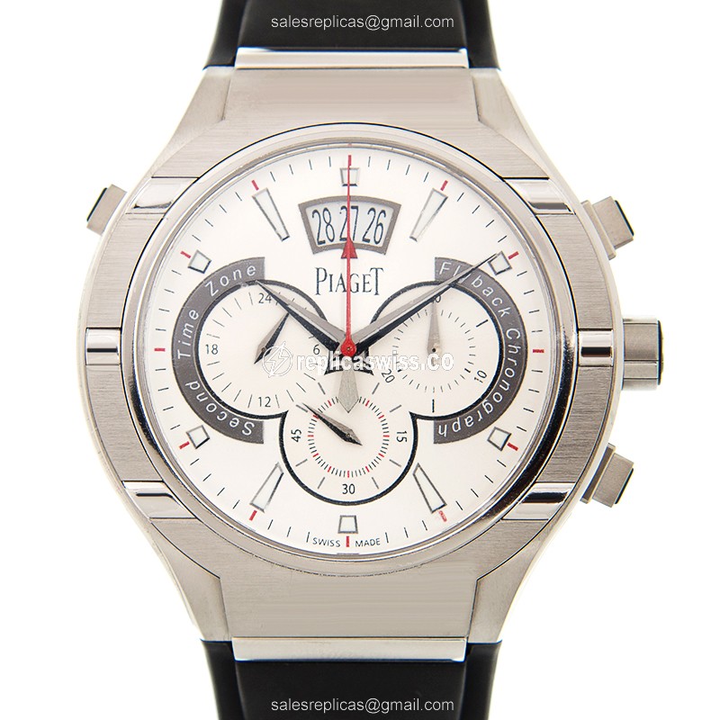Piaget Polo G0A34001 Replica: Automatic Movement, Silver Dial, Titanium Case Watch
